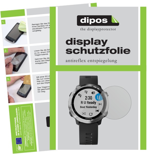 6X Schutzfolie FüR Garmin Forerunner 645 Matt Displayschutzfolie Folie Display-image
