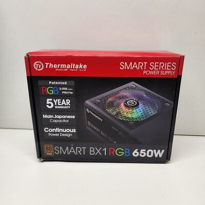 Thermaltake PC Power Supply Unit Smart BX1 RGB 650W 80Plus Bronze