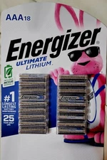 Energizer AAA Ultimate Lithium 18pk Batteries