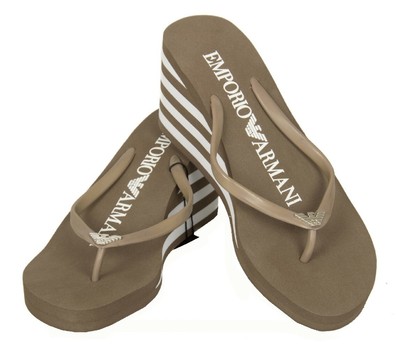 infradito zeppa armani