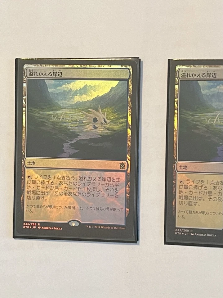 Foil *Japanese* Flooded Strand NM Khans of Tarkir - Image 2 of 4
