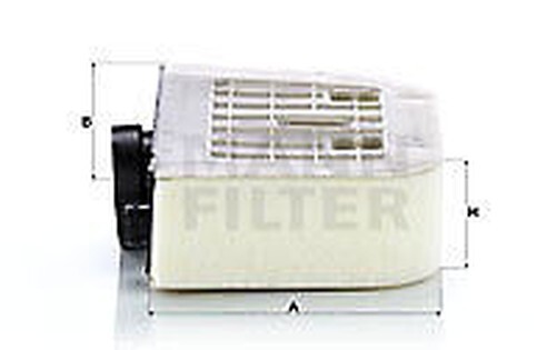 Mann-Filter C 38 011 Luftfilter Einsatz Kartuschenfilter-image