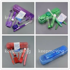 Dental Orthodontic Oral Cleaning Care Kits Teeth Brush Floss Thread 8 Pcs/Box 
