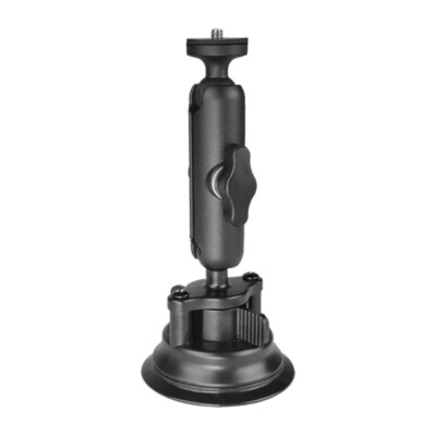 Double Ball Joint Car Dashboard Windshield Mount Rack for Video Recording Device