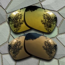 Yellow Golden Bronze Copper Polarized Lenses Replacement For-Oakley Holbrook Mix