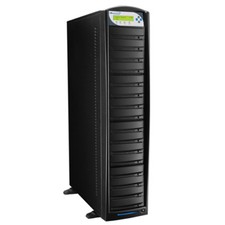1-15 Network DVD CD Disc Duplicator Copier USB 3.0 320GB HDD SHARKNET-15T-DVD-BK