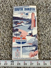 1966 Standard Oil South Dakota Road Map