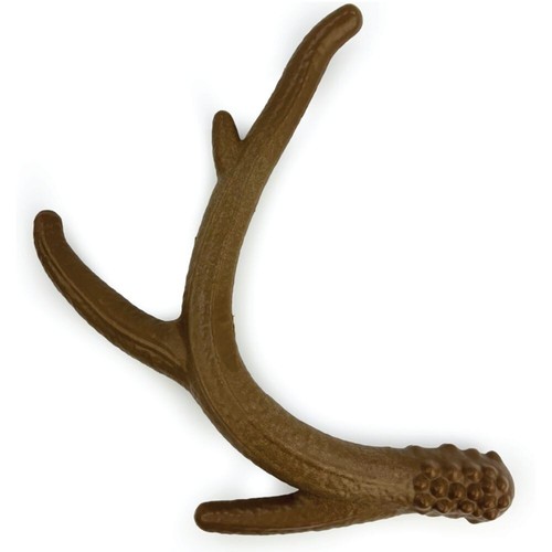 HugglePets Legacy Dog Toy Nylon Antler Heavy Duty Dental Fetch Chew Cleans Teeth