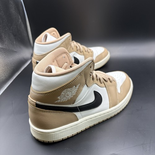 Jordan 1 Mid SE (Size 9.5) "Desert/Sail/Black" Women's Sneakers - Picture 7 of 9