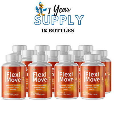 Flexi Move- Joint & Cartilage Health Support- 12 Bottles- 720 Capsules