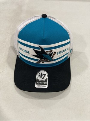 San Jose Sharks Hockey NHL Mesh Hitch Adjustable Snapback Hat NEW
