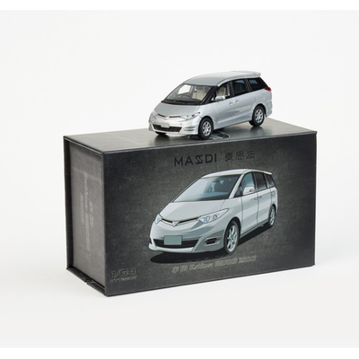 TOYOTA ESTIMA ミニカー (タイヤタウン) Hotworks Racing Factory Toyota Estima 3.0 Aeras in White on 1:64