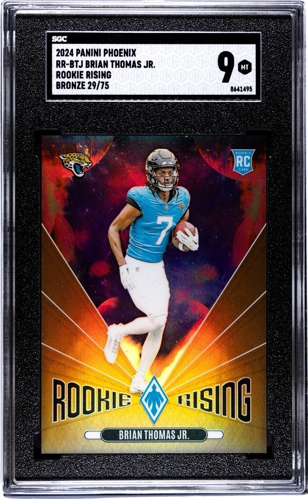 2024 Panini Phoenix - Rookie Rising Brian Thomas Jr. #RR-BTJ Bronze /75 (RC)