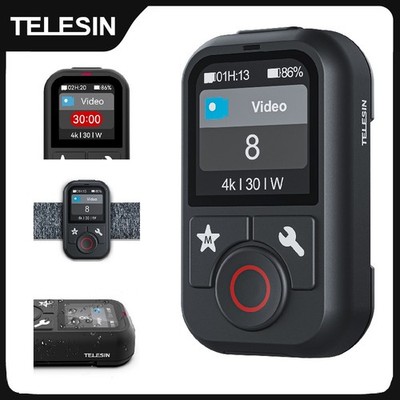 Telesin T10 GoPro Fernbedienung  Remote Halterung - Lenker Rohr