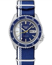 Seiko 5 Sports SRPK69 Automatic Men's Wristwatch Blue Day/Date analog 2