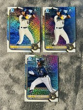 Hendry Mendez 2022 Bowman Chrome (2) 1st Mojo Refractor & Variation Refractor