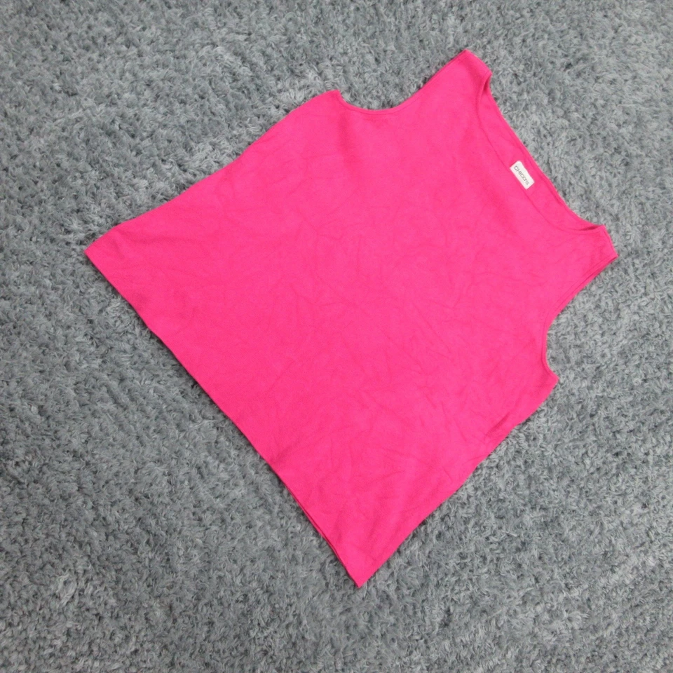 Chicos Майка женщин размер 3 розовый без рукавов вязаный шелковая смесь пуловер повседневный - Изображение 2 из 4