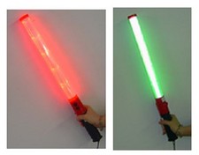 PSBLED-R/G Personal Safety Baton, 1-1/2" Diameter x 21-1/2" Height, Red/Green