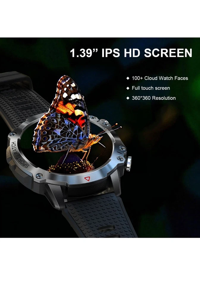 Watch for Men Women, Fitness Tracker, 1.39" IPS Screen Watch for Android/iOS - Image 3 of 4