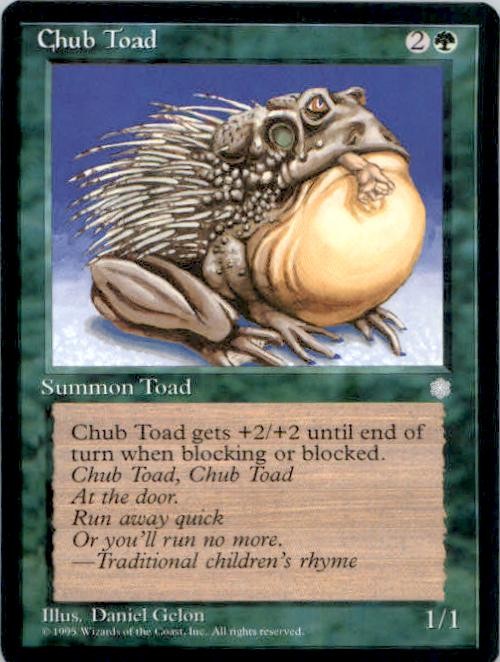 Chub Toad Ice Age NM