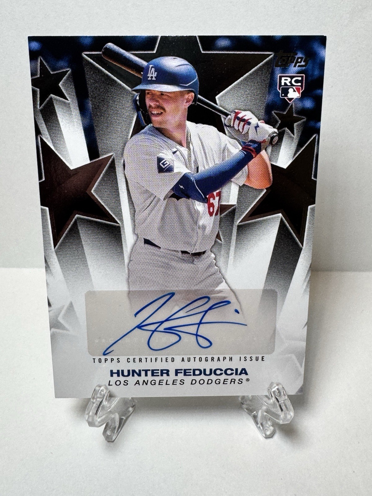 Topps 2025 Series 2 Hunter Feduccia Dodgers RC Auto Stars Autographs #BSA2-HF