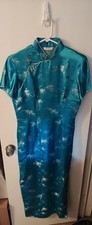 Vintage Pure Silk Chinese Dress