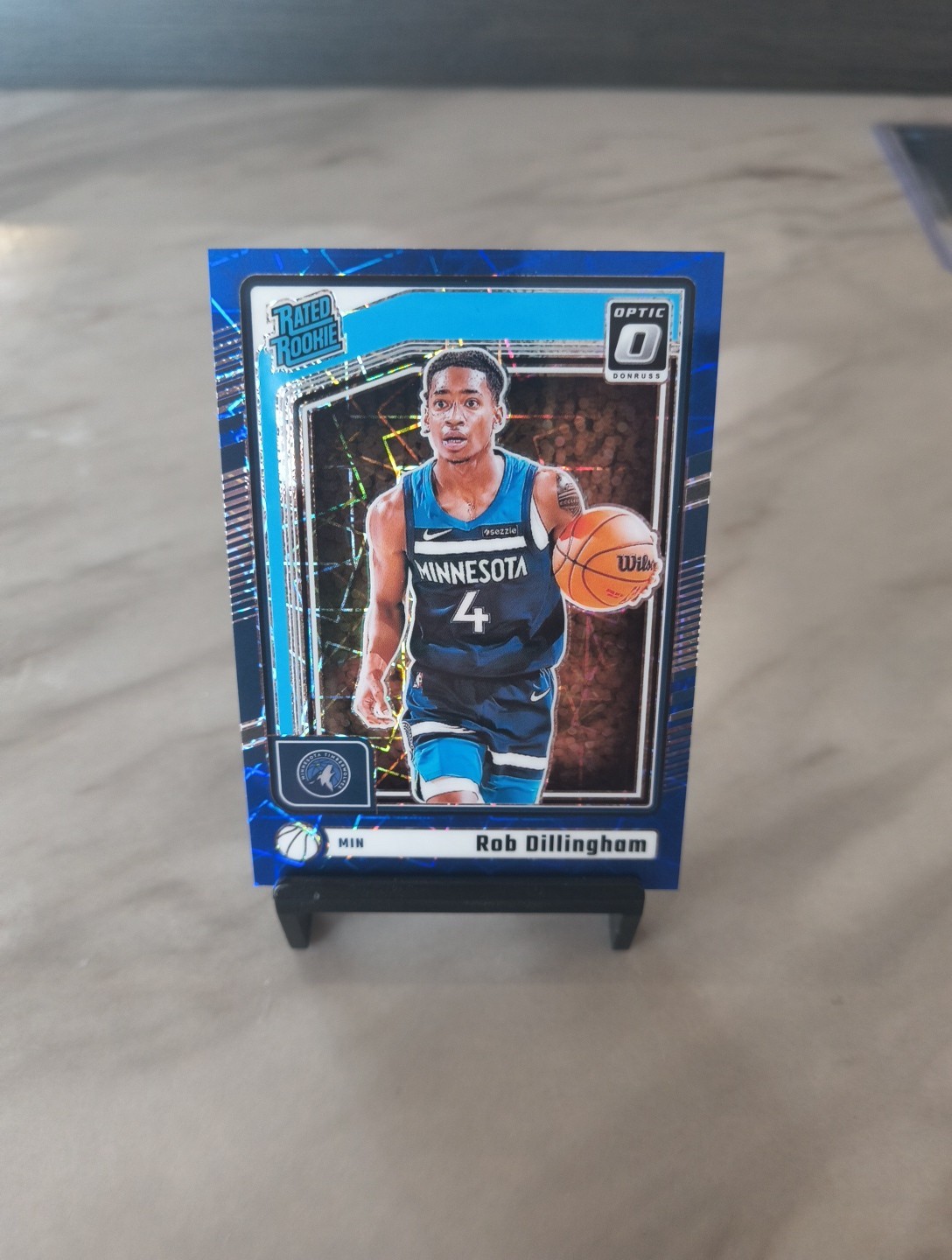 2024 Panini Donruss Optic - Rob Dillingham #259 Blue Velocity (RC)