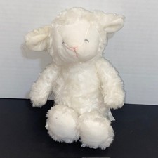 Carter's Musical White Plush Lamb 10" Baby Toy Plays Mary Had a Little Lamb 2015