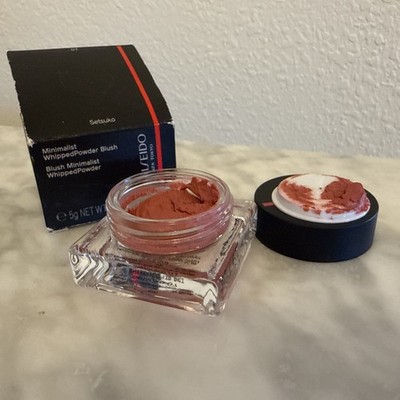 New Box Rare Shiseido Minimalist Whipped Powder Blush 07 Setsuko