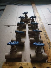 NOS - Nibco 3/4" Globe Valve.  CxC, Solder, Drain.