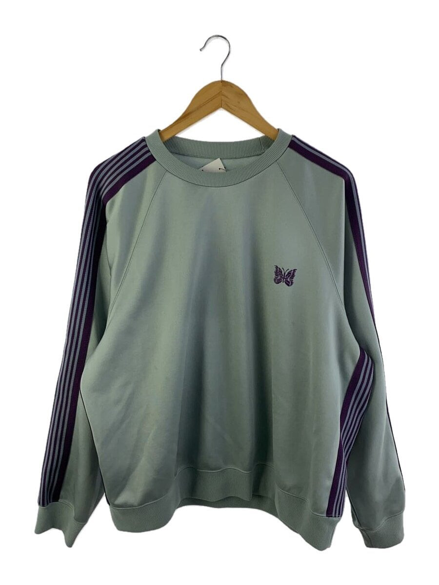 Needles Track Crew Neck Sweatshirt blue L Used | eBay
