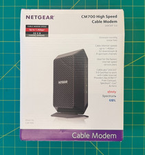 Netgear CM700 Cable Modem 1.4Gbps DOCSIS 3.0 New, Open Box