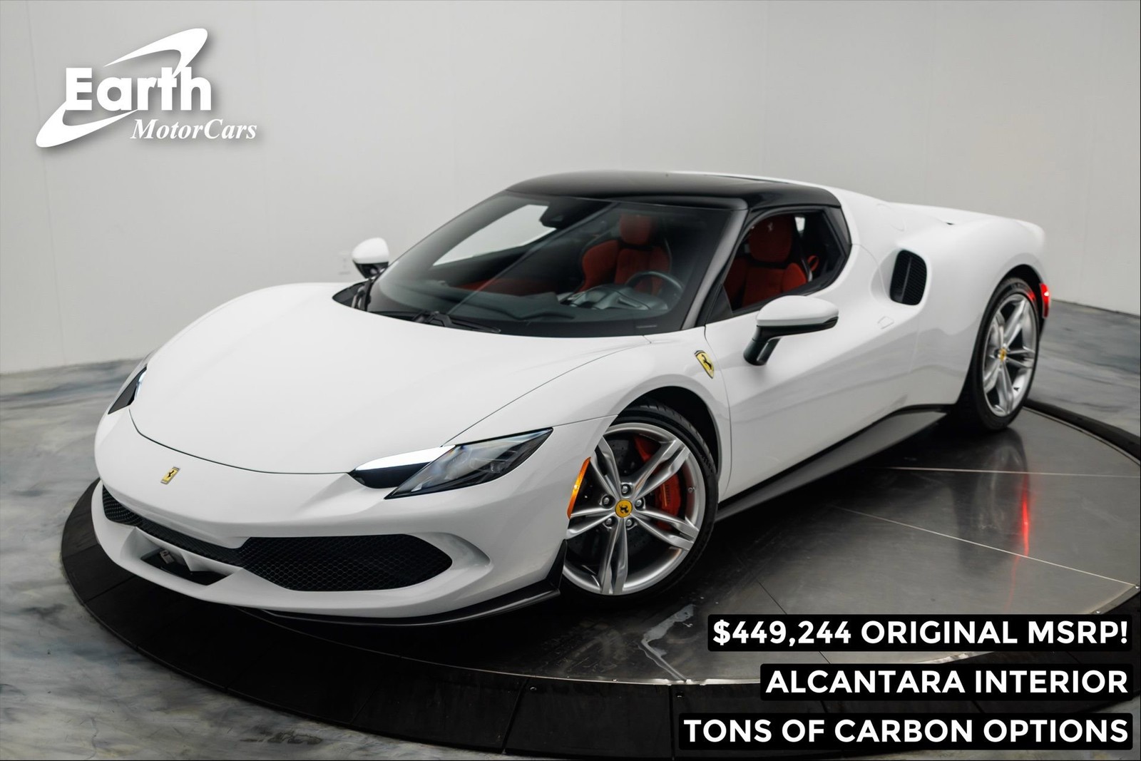 2025 Ferrari 296 GTB Special Bi-Color Roof Tons of Carbon...