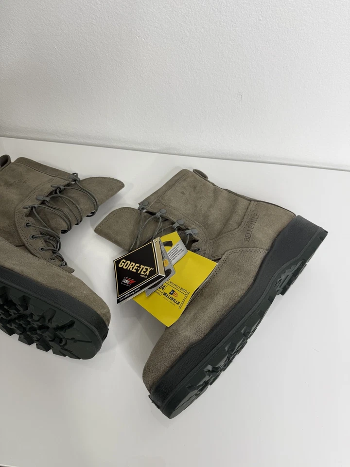 Belleville Steel Toe WP and Insulated Military Boot Sage Green USA size 10 wide - Image 3 of 4