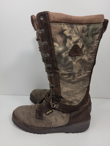 MENS ROCKY LONGBEARD TALL CAMO WATERPROOF HUNTING SNAKE BOOTS SIZE 11 M 7538