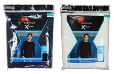 Hanes Premium X-Temp Tagless Thermal Long Sleeve Undershirt Men's T-Shirt NWT