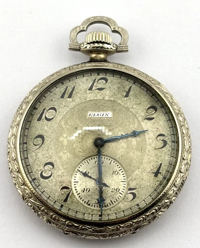 Elgin Antique Mechanical Pocket Watch   17J  12s  Gr.345  25400623 WORKS!!