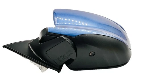 2009-2013 BMW X5M X5 M E70 Left Driver Side View Door Mirror Assembly Blue OEM