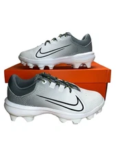 Nike Hyperdiamond 4 Pro MCS Softball Cleats Womens Size 7 Grey White DC8990-002
