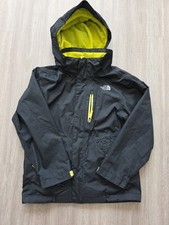 The North Face Boys M 10/12 3in1 Jacket Black Hooded Fleece Zip Coat