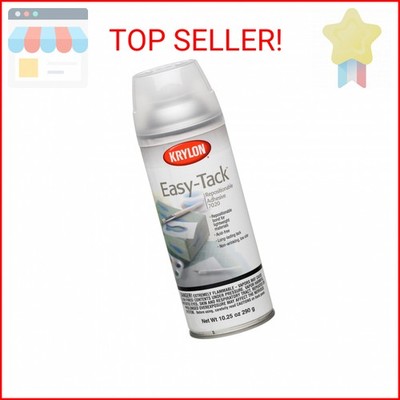 Krylon K07020007 10.25-Ounce Easy Tack Repositionable Adhesive Spray