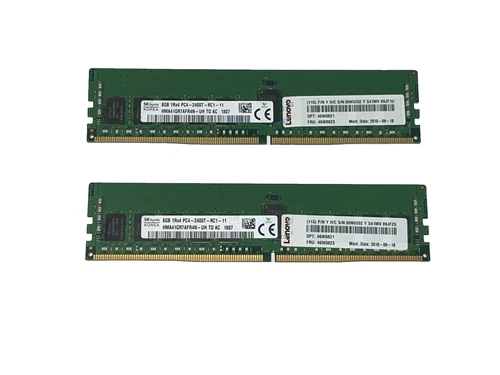 16 GB (2x8GB) Lenovo 46W0823 Sk Hynix PC4-2400T 1Rx4 REG ECC SERVER RAM