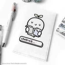 NEW TCMC The Coffee Monsterz Co A6 Folder File Folder Loading In Progress Q1 Sub