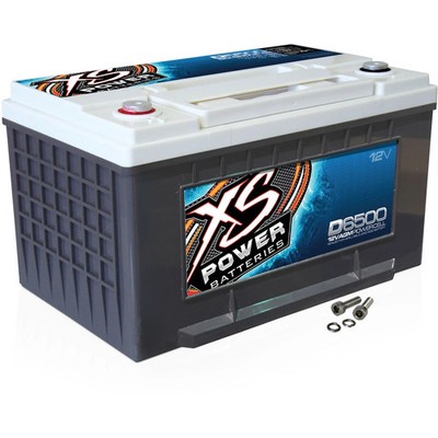 XS Power D6500 D-Series AGM Battery 12-Volt CA: 1070 Ah: 75 3000W / 4000W Max Am