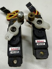 (2) Hitec HS-81 micro servos, metal gear, universal RC airplane car boat