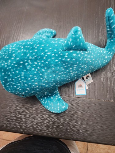 Jellycat GOBFREY WHALE SHARK ✨ Soft Plush Toy AUTHENTIC Blue Ocean Lovey NWT