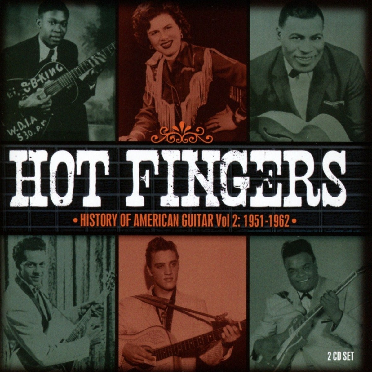 Various Artists Hot Fingers - History of American Guitar Vol.2: 1951-1962 CD