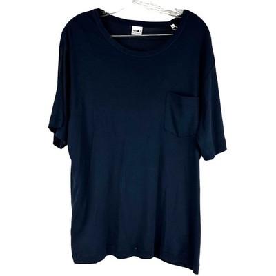 NN07 NWT Arnold 3476 Short Sleeve Tee Front Pocket Navy Blue Men's Size XL
