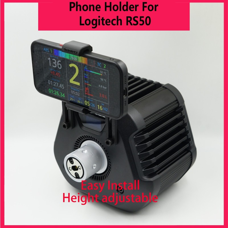 SIMPUSH Universal Adjustable Phone Holder Mount Stand Fit For Logitech RS50