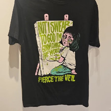 Pierce The Veil T-Shirt Post Hardcore Emo Band Tee Music Merch 2000s PA3650